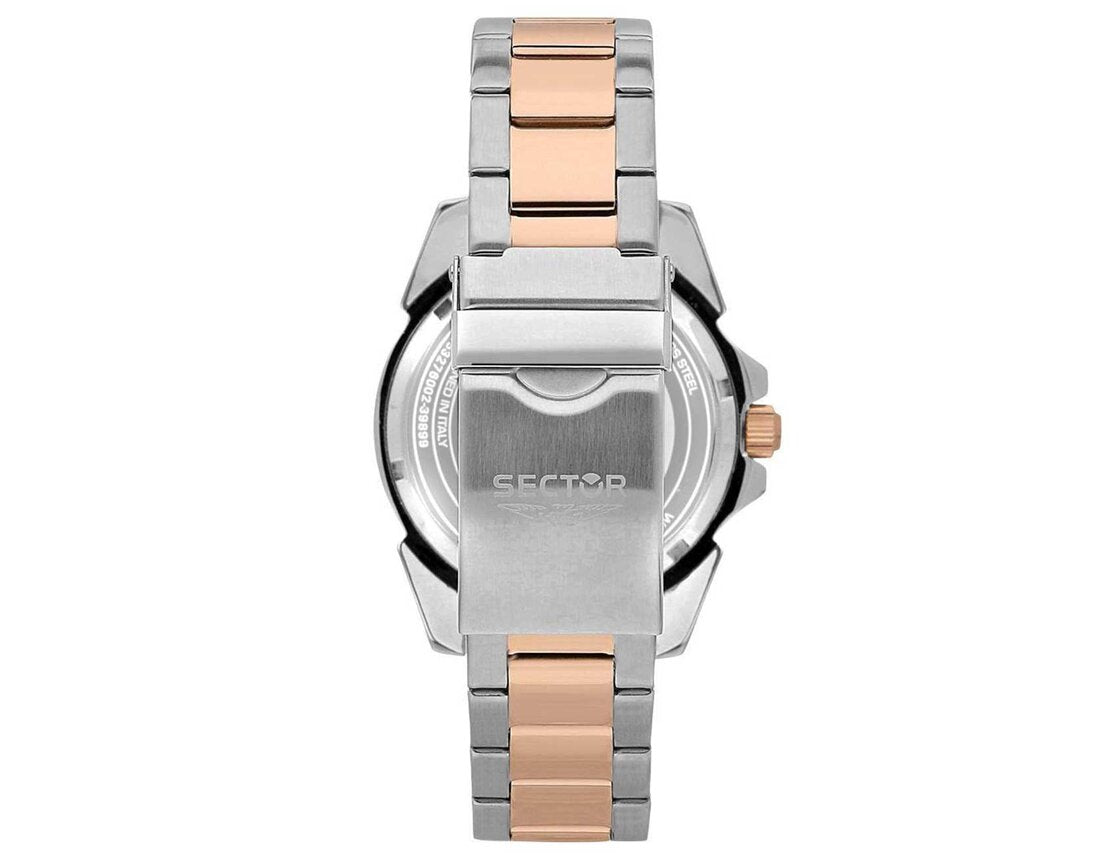 Modern Watch Bold Black Dial with Steel Bracelet | Sector R3253276002