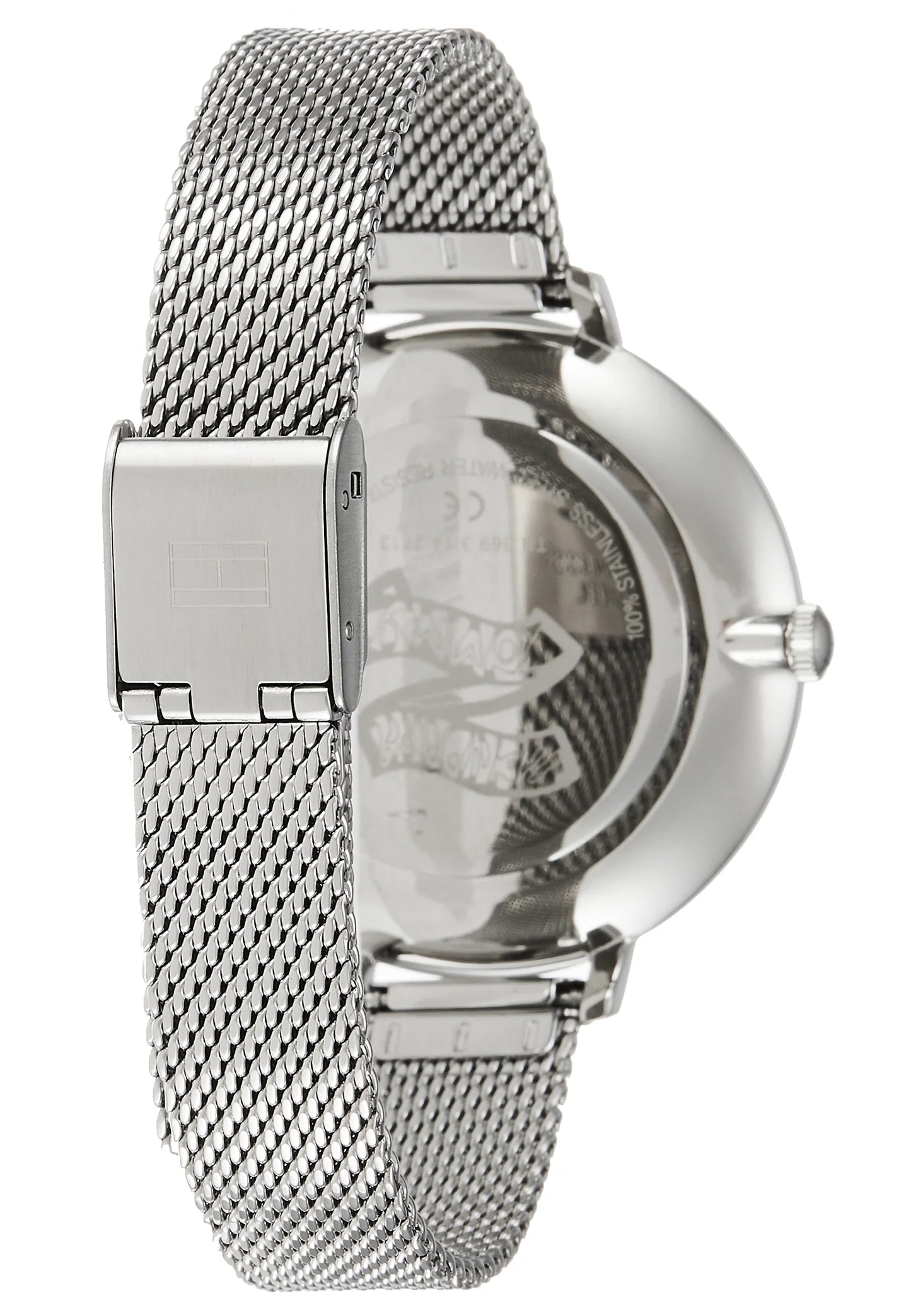 Elegant Silver Watch – Clean White Dial with Steel Bracelet | Tommy Hilfiger