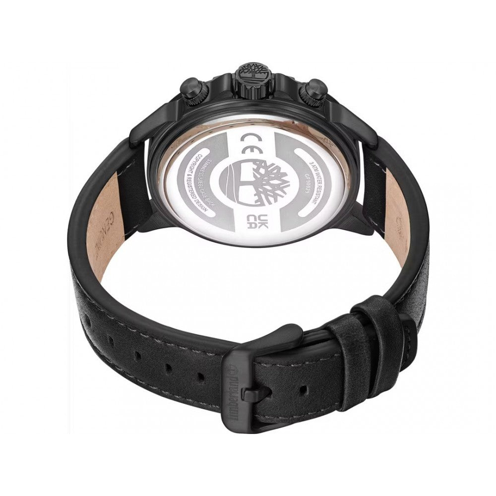 All Black Watch – Bold Masculine Design with Leather Strap | Timberland