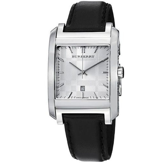 Classic Silver Watch – Luxury Minimal Design with Grey Dial | Burberry