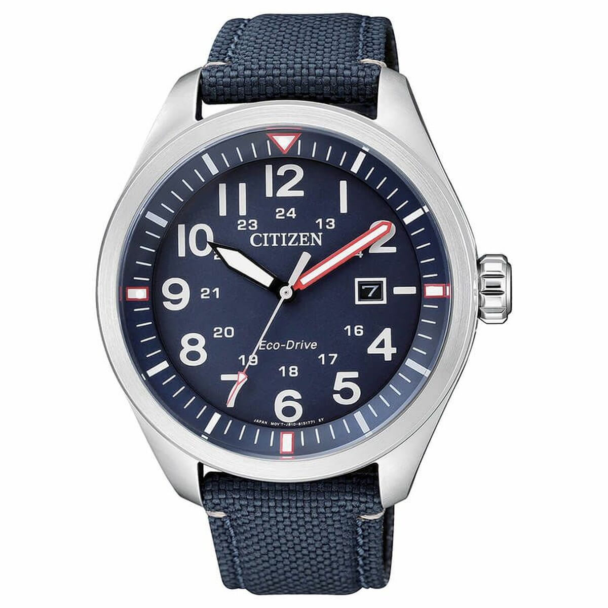 Sport Blue Watch – Solar Powered Design with Nylon Strap | Citizen AW5000-16L
