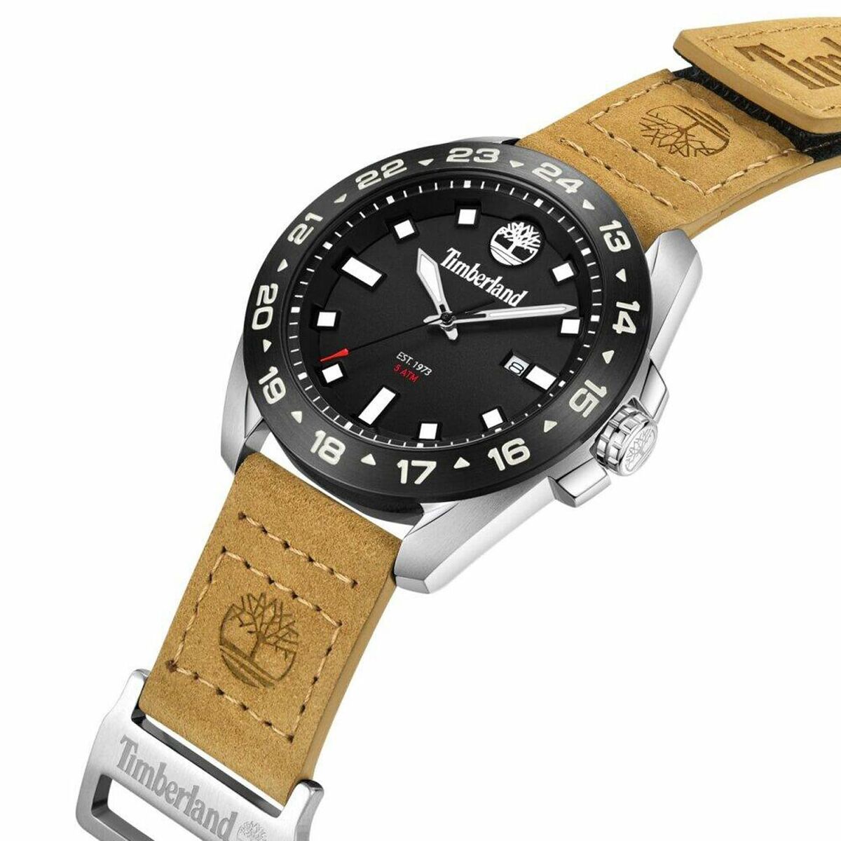Rugged Brown Watch – Outdoor Design with Leather Strap | Timberland