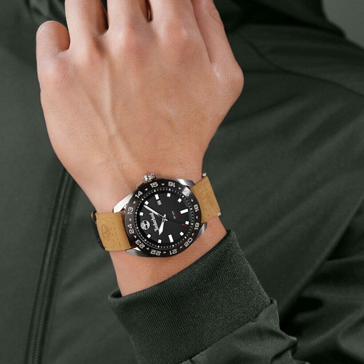 Rugged Brown Watch – Outdoor Design with Leather Strap | Timberland
