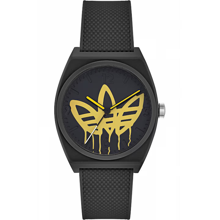 Sport Black Watch – Minimal All-Black Silicone Design | Adidas