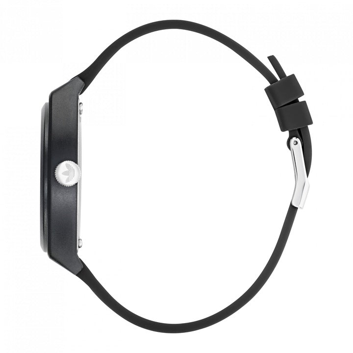 Sport Black Watch – Minimal All-Black Silicone Design | Adidas