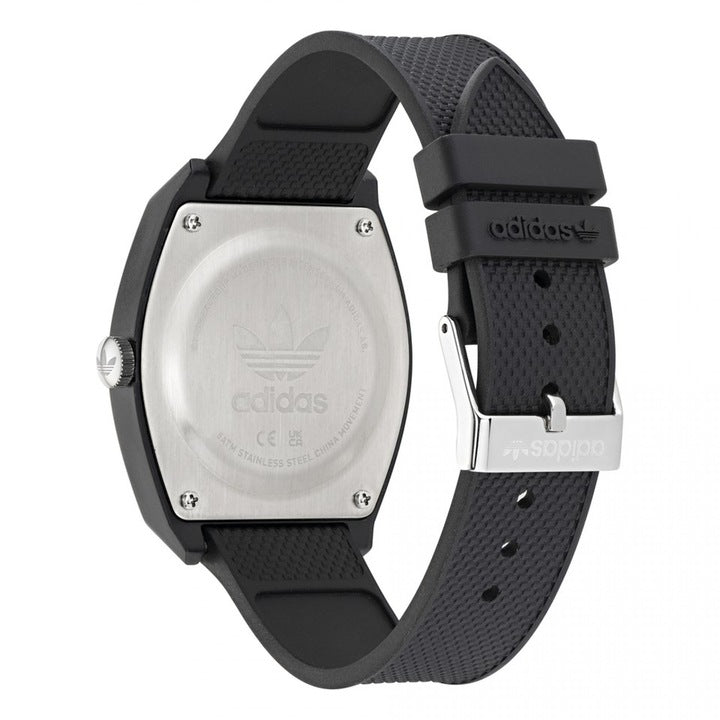 Sport Black Watch – Minimal All-Black Silicone Design | Adidas