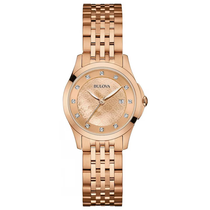 Elegant Pink Watch – Luxury Petite Design with Sapphire Crystal | Bulova